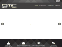 Tablet Screenshot of gmcproducoes.com.br